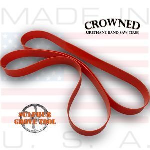 Crowned Urethane Band Saw Tires