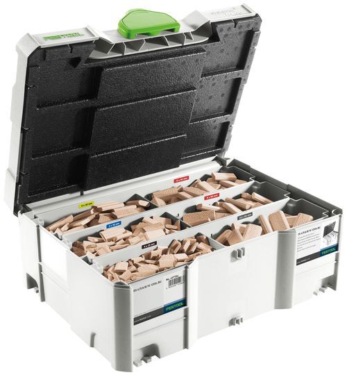 FESTOOL Beech DOMINO Tenons Assortment DS 4/5/6/8/10 1060 BU 576794