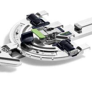 for precise and fast angled cuts. Angles of -60° to +60° can be set with repeatable accuracy and high precision.