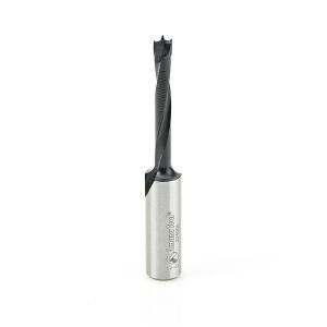 Amana Tool 204005 Carbide Tipped Brad Point Boring Bit R/H 5mm Dia x 70mm Long x 10mm Shank