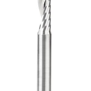 Amana Tool 51404 Solid Carbide CNC Spiral 'O' Flute, Plastic Cutting 1/4 Dia x 3/4 x 1/4 Inch Shank Up-Cut Router Bit