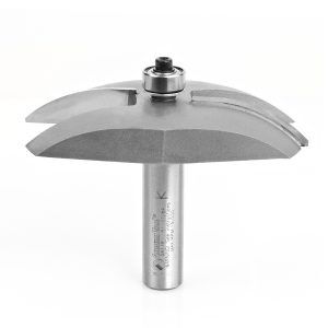 Amana Tool 54119 Carbide Tipped Cove Raised Panel 1-9/16 Radius x 3-3/8 Dia x 1/2 x 1/2 Inch Shank