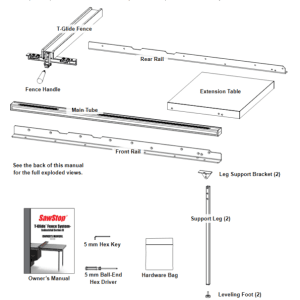 Industrial 52″ T-Glide Fence System