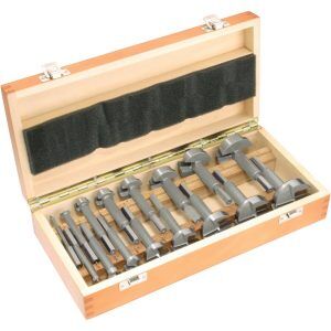 SteeleX 16 pc. Carbide Forstner Hex Shank Bit Set, 1/4" - 2-1/8" D4096