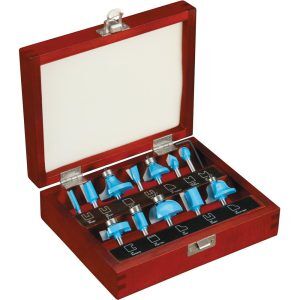 Roman Carbide 12 pc. Router Bit Set 1/4" Shank DC1837
