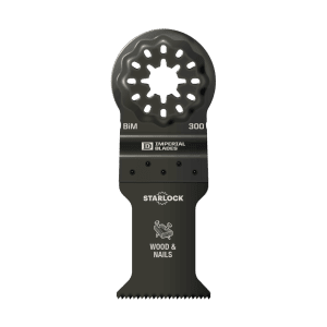 Imperial Blades  Starlock 1-3/8" Wood w/ Nails Blade, 10PK IBSL300-10