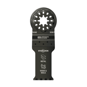 Imperial Blades  Starlock 1-1/10" Metal/Wood Blade, 10PK IBSL330-10